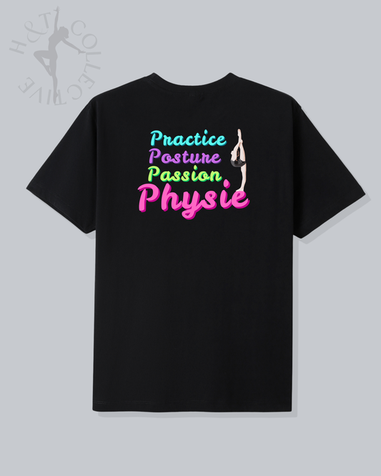 H&T Adult TShirt - Practice, Posture, Passion, Physie