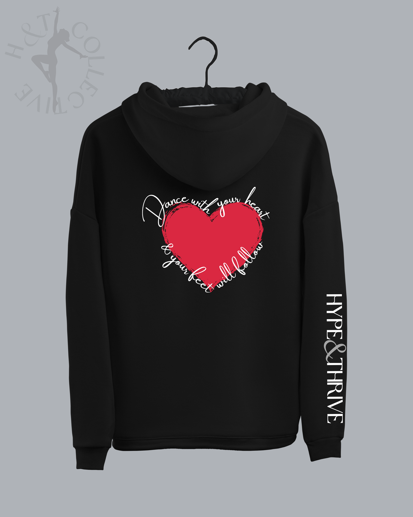 H&T Adult Zip Hoodie - Dance with your Heart