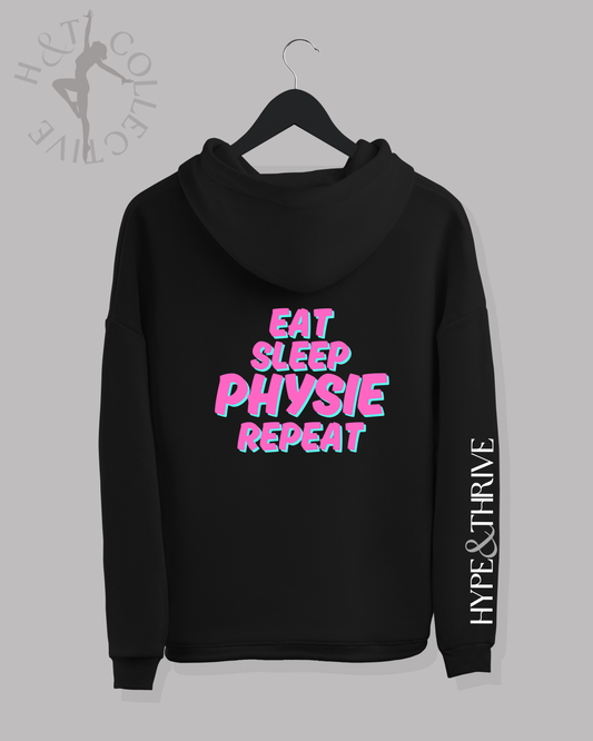 H&T Adult Hoodie - Eat, Sleep, Physie, Repeat