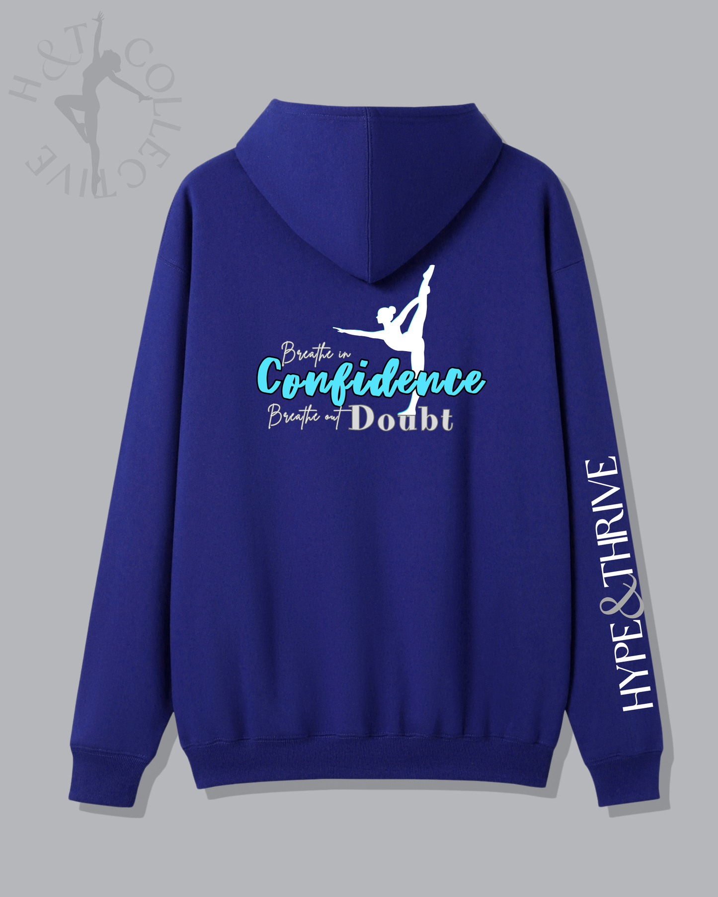 H&T Adult Zip Hoodie - Breathe in Confidence