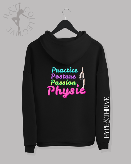 H&T Adult Hoodie - Practice, Posture, Passion, Physie