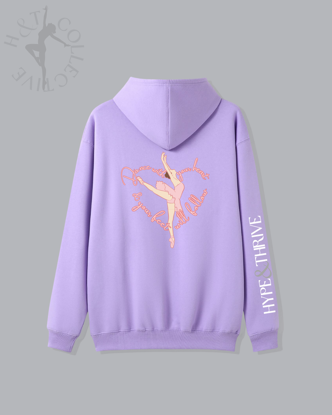 H&T Adult Zip Hoodie - Ballet Heart