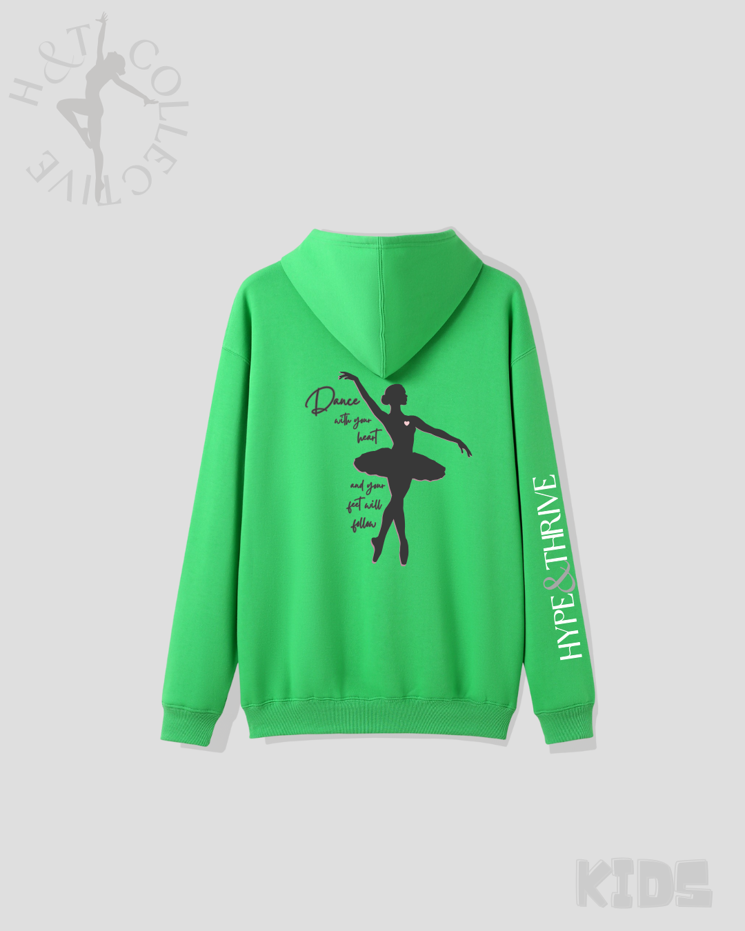 H&T Kids ZIP Hoodie - Dance with your Heart - Ballet