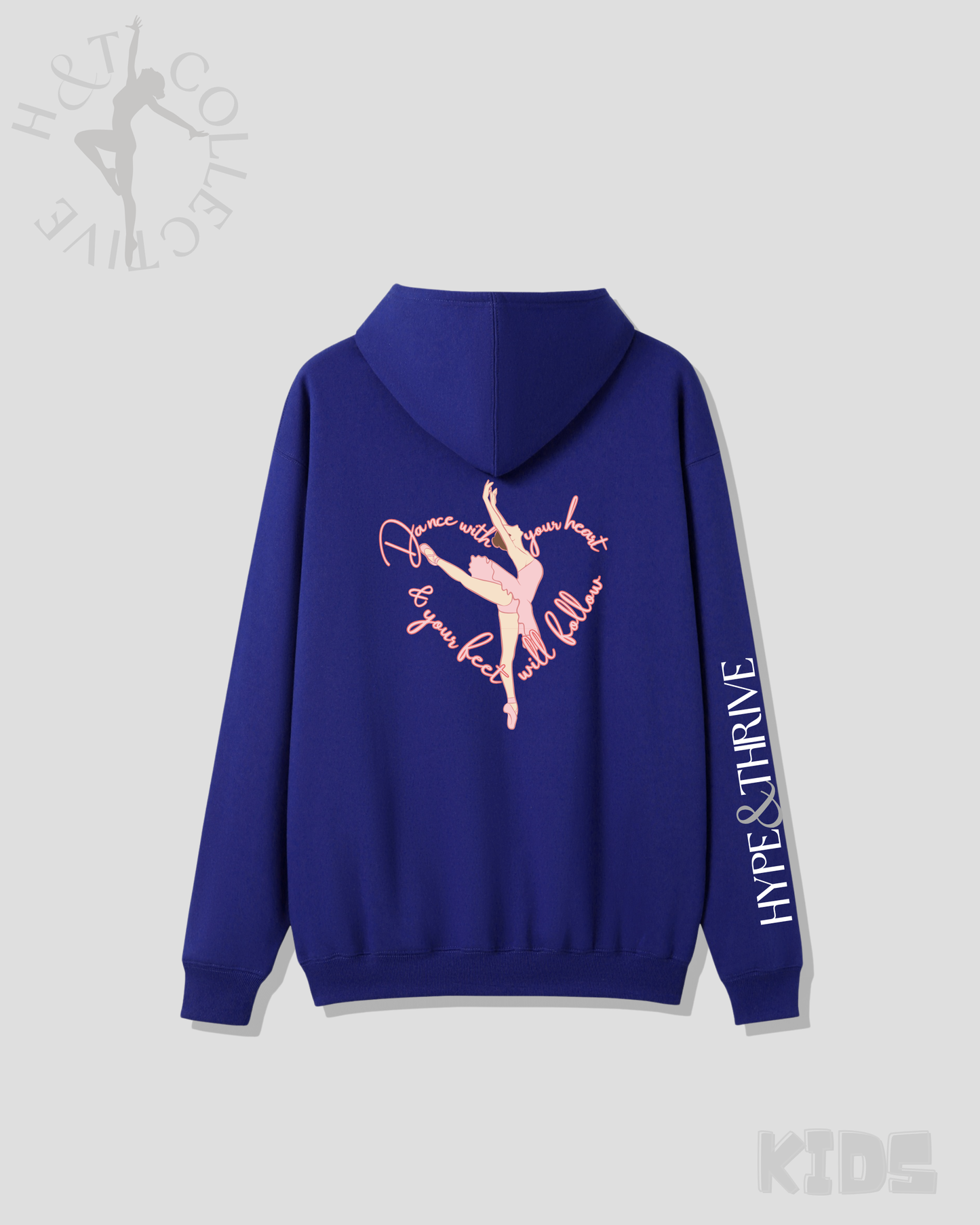 H&T Kids ZIP Hoodie - Ballet Heart