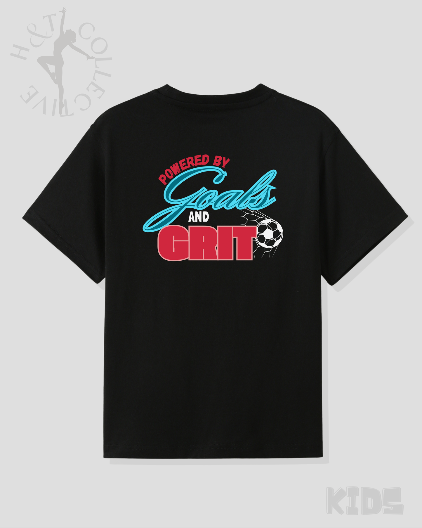 H&T Kids TShirt - Powered by Goals and Grit