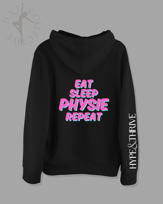 H&T Teens Hoodie - Eat, Sleep, Physie, Repeat