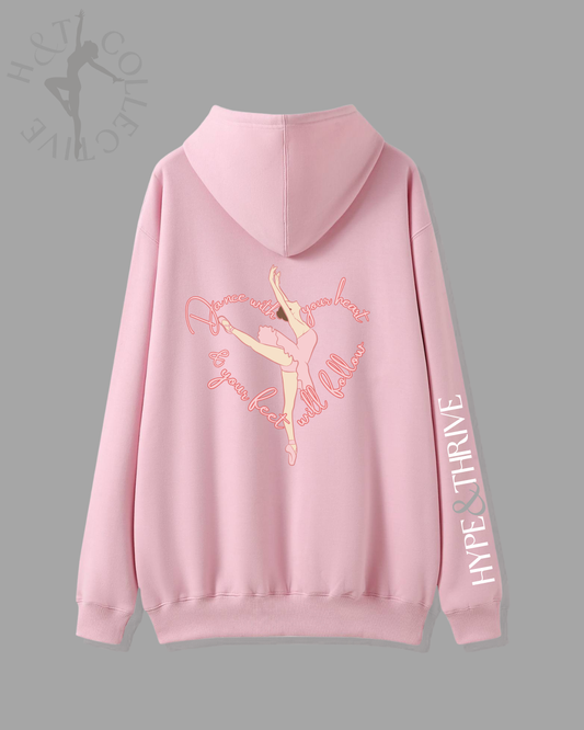 H&T Teens ZIP Hoodie - Ballet Heart