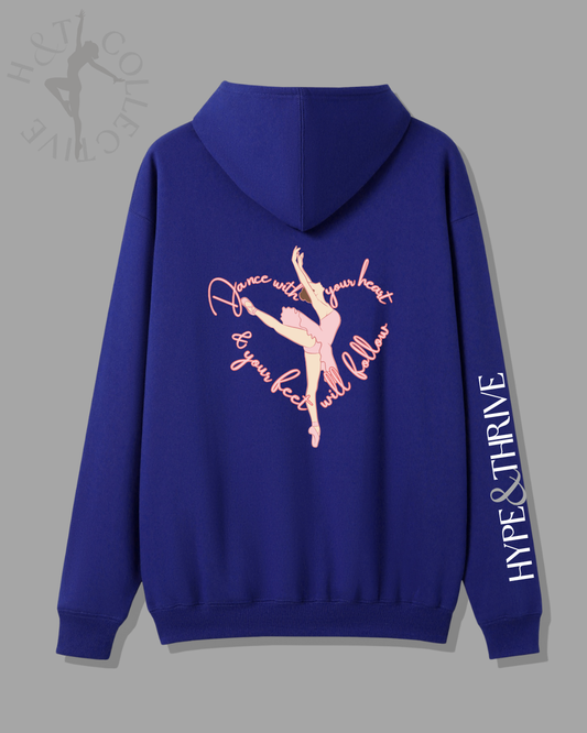 H&T Teens ZIP Hoodie - Ballet Heart