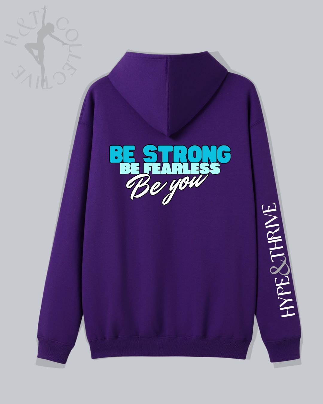 H&T Teens ZIP Hoodie - Be Strong, Be Fearless, Be You