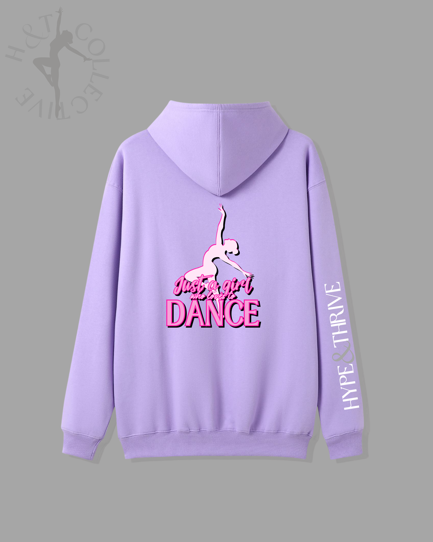 H&T Teen ZIP Hoodie - Just a Girl who loves to Dance