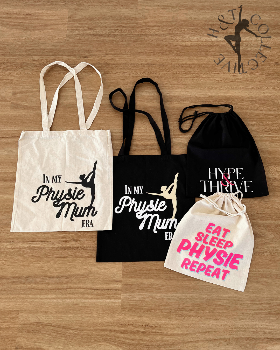 Calico Drawstring Bag