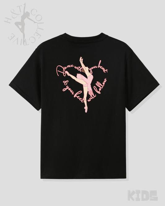 H&T Kids TShirt - Dance with your heart
