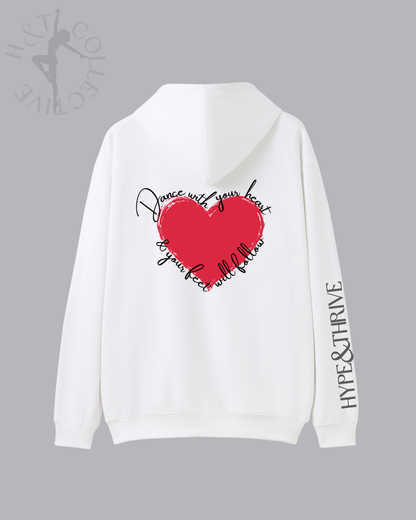 H&T Adult Zip Hoodie - Dance with your Heart