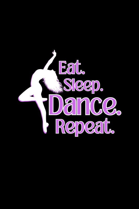 H&T Adults TBack Singlet - Eat, Sleep, Dance, Repeat