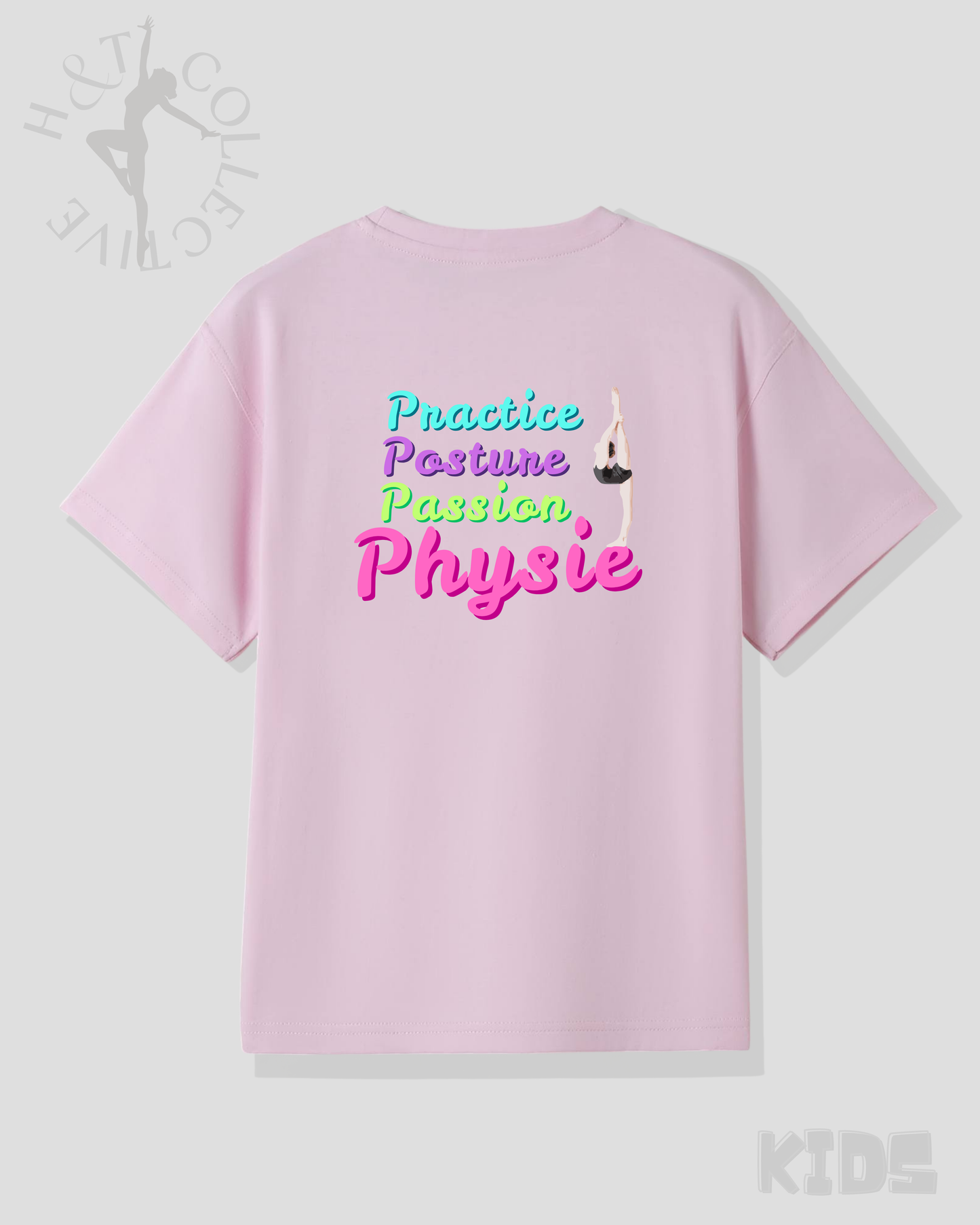H&T Kids TShirt - Practice, Posture, Passion, Physie