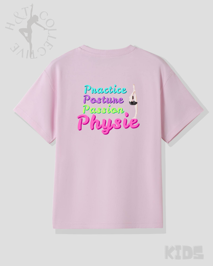 H&T Kids TShirt - Practice, Posture, Passion, Physie