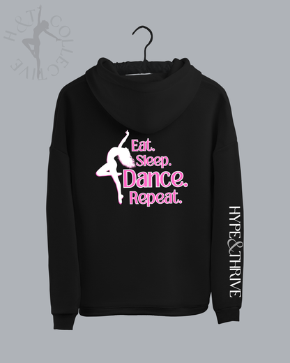 H&T Adult Zip Hoodie - Eat, Sleep, Dance, Repeat