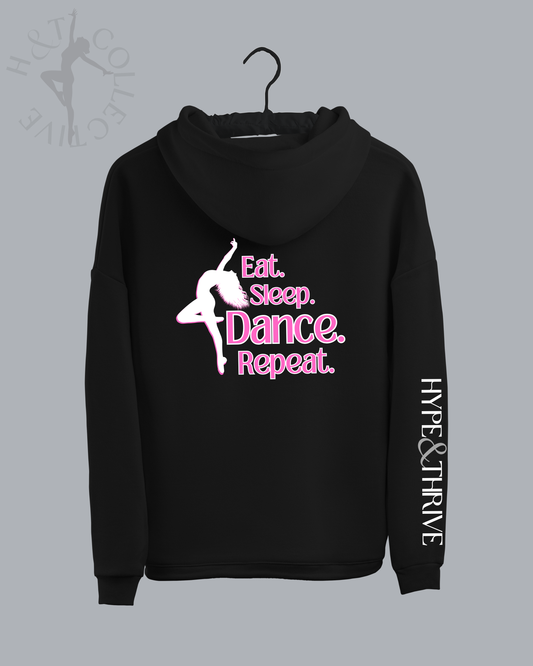 H&T Adult Zip Hoodie - Eat, Sleep, Dance, Repeat