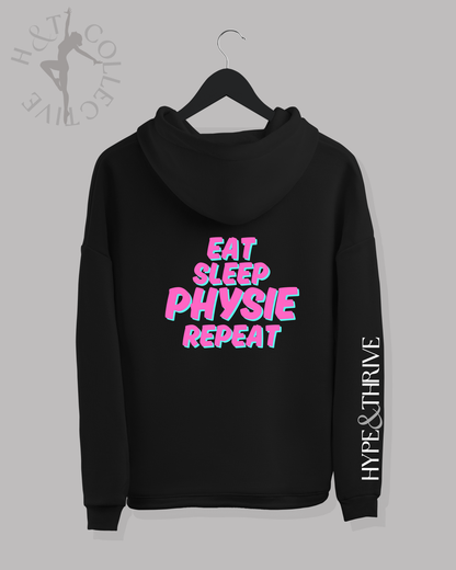 H&T Adult Hoodie - Eat, Sleep, Physie, Repeat