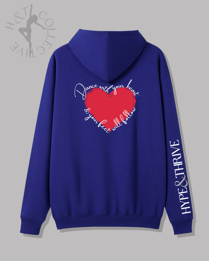 H&T Adult Hoodie - Dance with your Heart