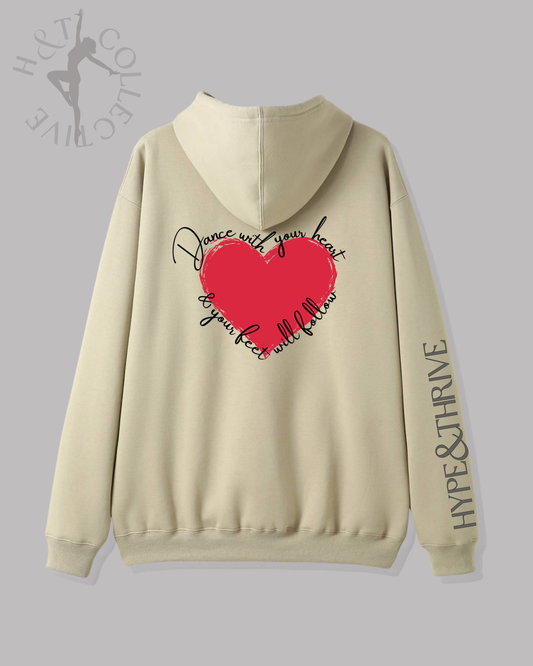 H&T Adult Hoodie - Dance with your Heart
