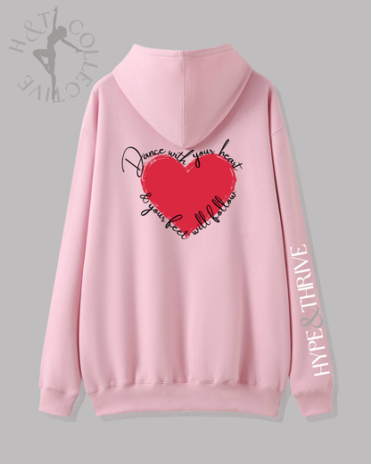 H&T Adult Hoodie - Dance with your Heart