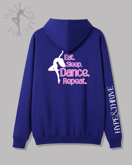 H&T Adult Hoodie - Eat, Sleep, Dance, Repeat