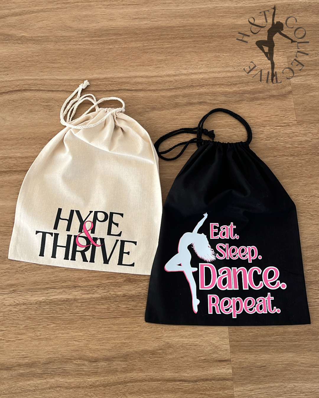 Calico Drawstring Bag