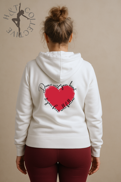 H&T Adult Zip Hoodie - Dance with your Heart