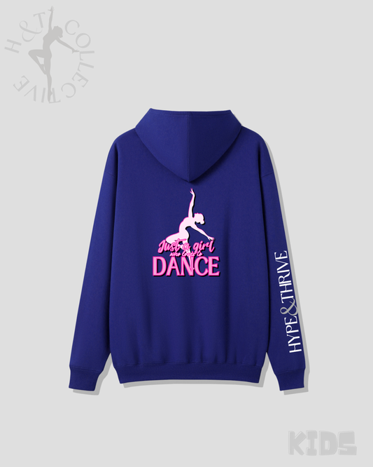 H&T Kids ZIP Hoodie - Loves to Dance