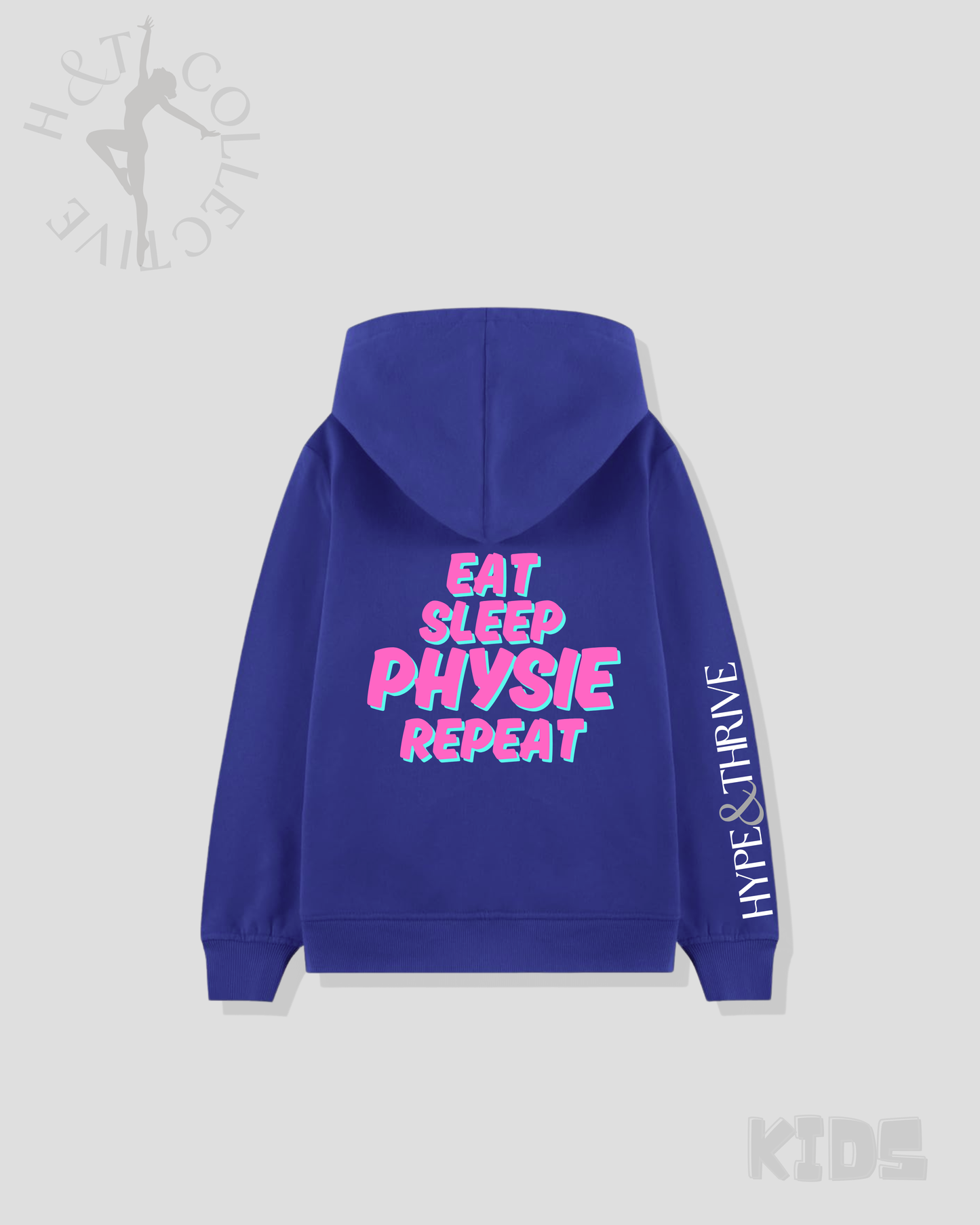 H&T Kids Hoodie - Eat, Sleep, Physie, Repeat.