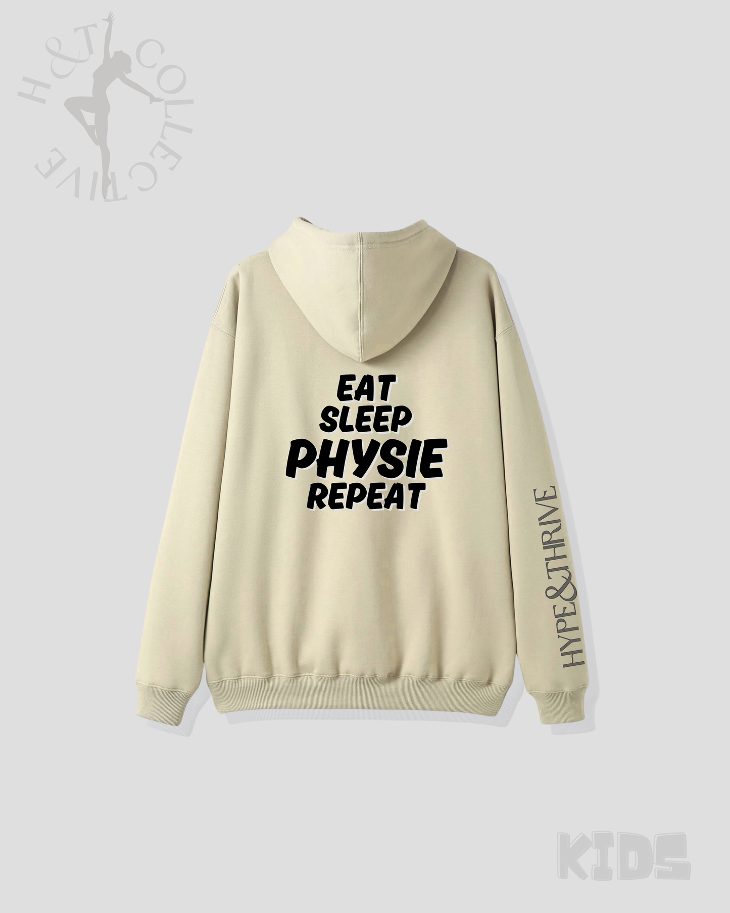 H&T Kids Hoodie - Eat, Sleep, Physie, Repeat.