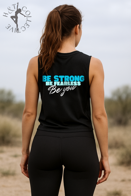 H&T Teens Muscle T - Be Strong, Be Fearless, Be You