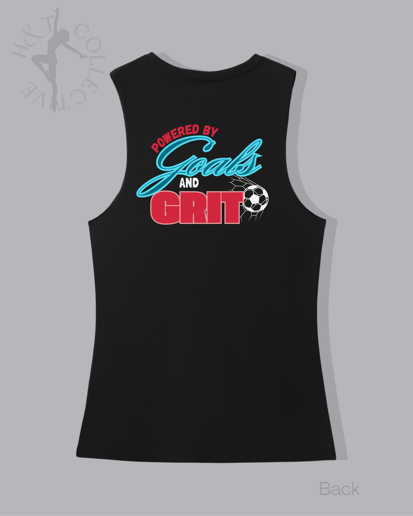 H&T Teens Muscle T - Powered By Goals and Grit