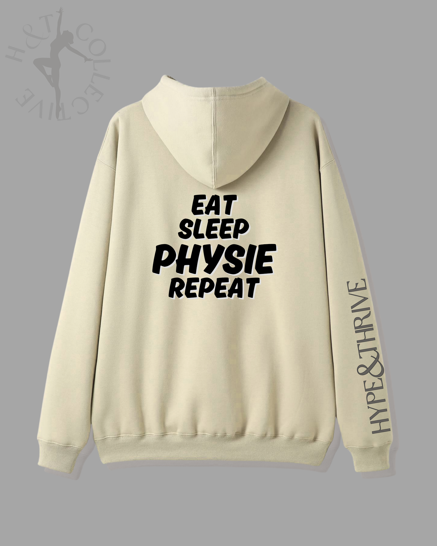 H&T Teens Hoodie - Eat, Sleep, Physie, Repeat
