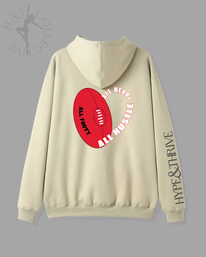 H&T AFL Hoodie – All Heart. All Hustle. All Footy.