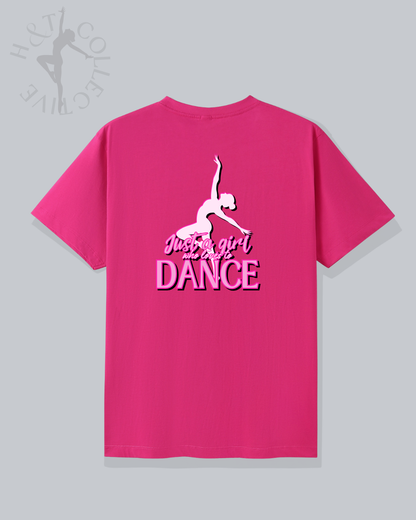 H&T Teens TShirt - Just a girl who loves to dance