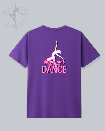 H&T Teens TShirt - Just a girl who loves to dance