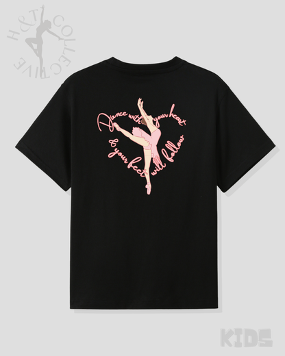 H&T Kids TShirt - Dance with your heart