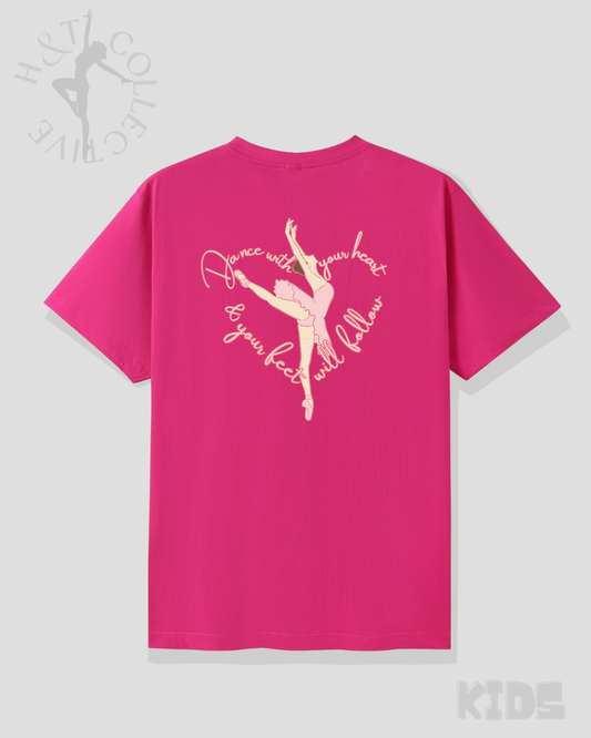H&T Kids TShirt - Dance with your heart