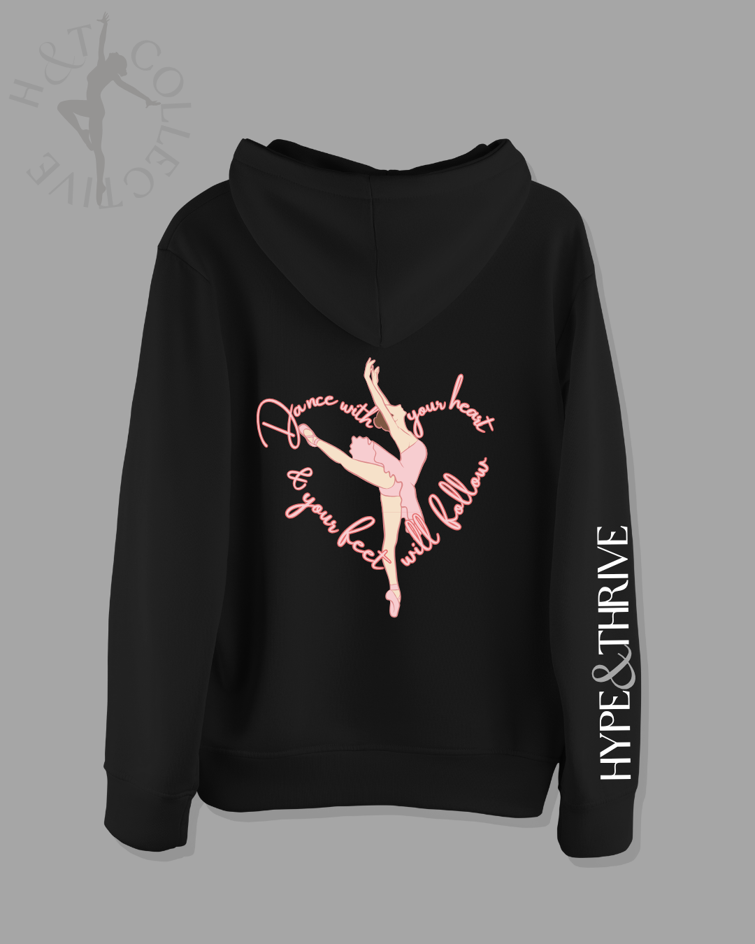 H&T Teens ZIP Hoodie - Ballet Heart