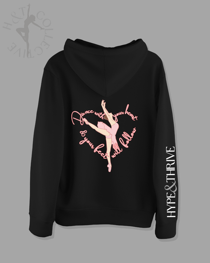 H&T Teens ZIP Hoodie - Ballet Heart